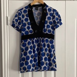 Maurices Polkadot Blouse